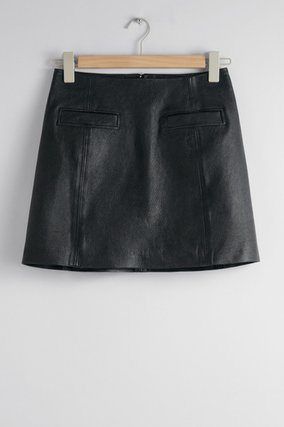 Leather Mini Skirt