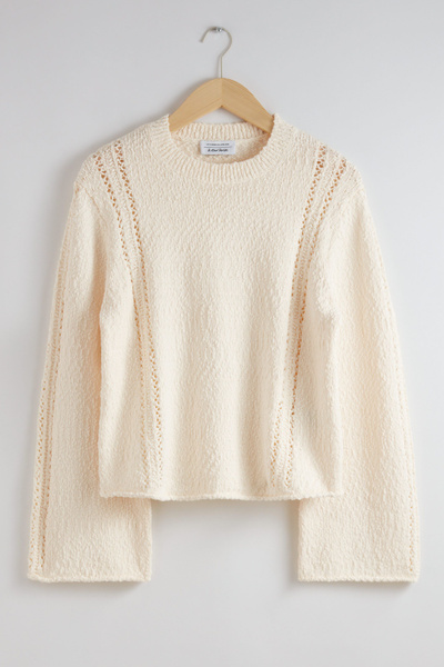Oversized Textured Sweater