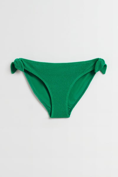 Crepe Knot Tie Bikini Briefs