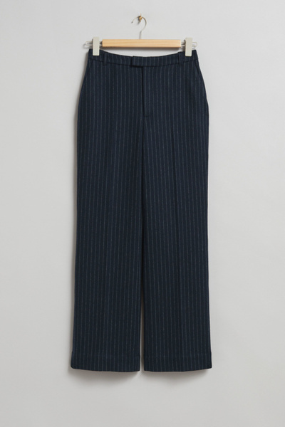 Slim Flared Tailored Trousers