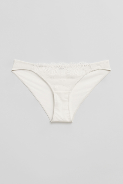 Seashell Embroidered Lace Briefs