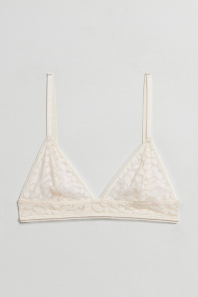 Leaf Lace Triangle Bra