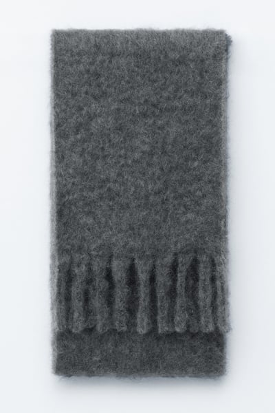 Large Mohair-Blend Scarf