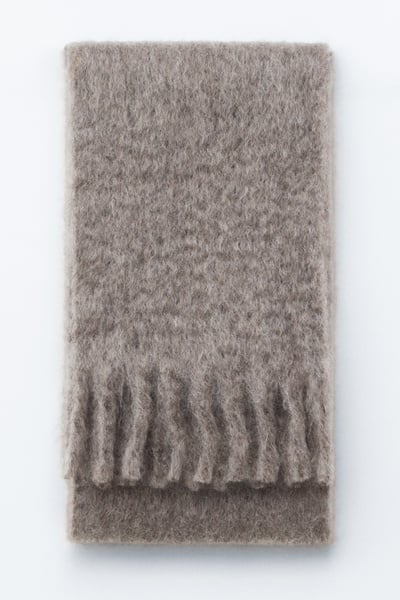 Large Mohair-Blend Scarf