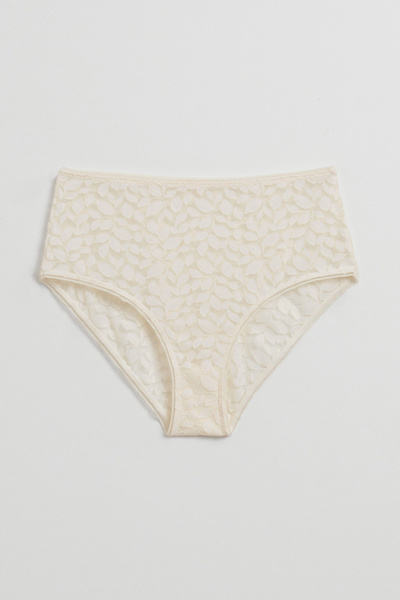 Leaf Lace High Waist Briefs