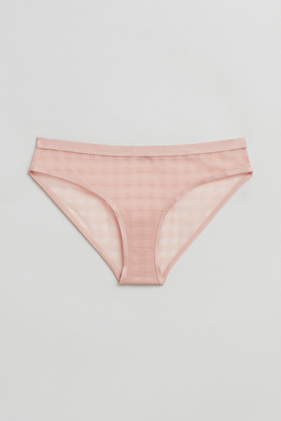 Sheer Checkered Briefs