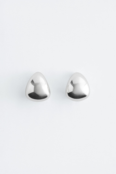 Curved Teardrop Earrings