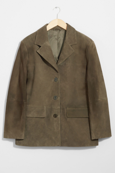 Suede Blazer