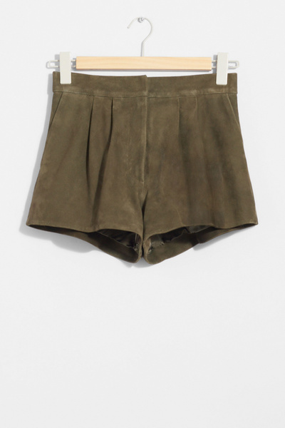 Suede Shorts