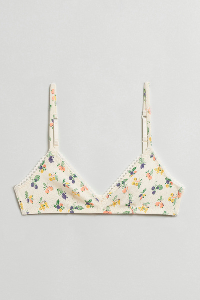 Pointelle Cotton Soft Bra