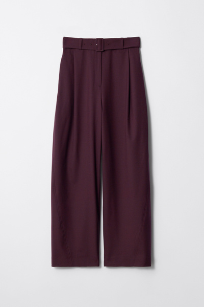 Tailored Barrel-Leg Trousers