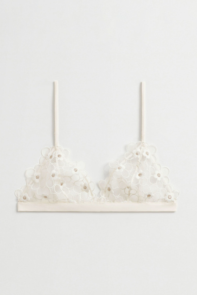 Fancy Floral Lace Soft Bra