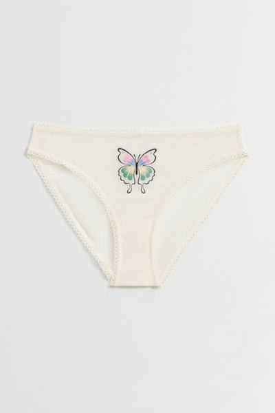 Butterfly Embroidery Briefs