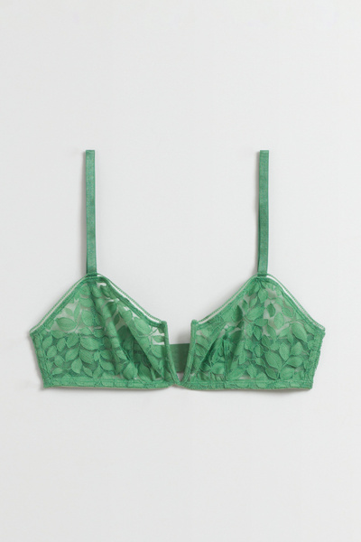 Leaf Lace Soft Bra