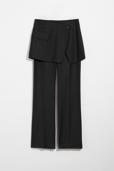Wrap-Skirt Trousers