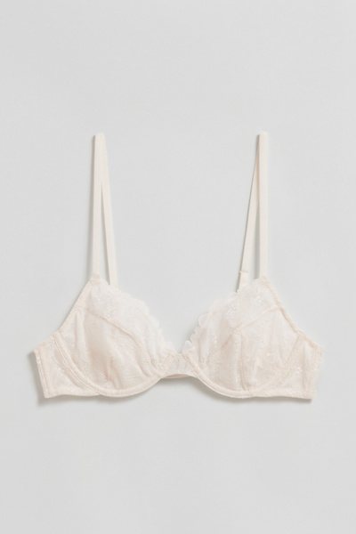 Floral Lace Underwire Bra