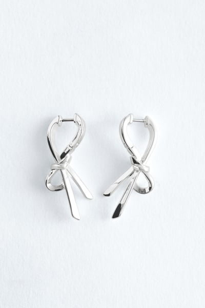 Knot Hoop Earrings