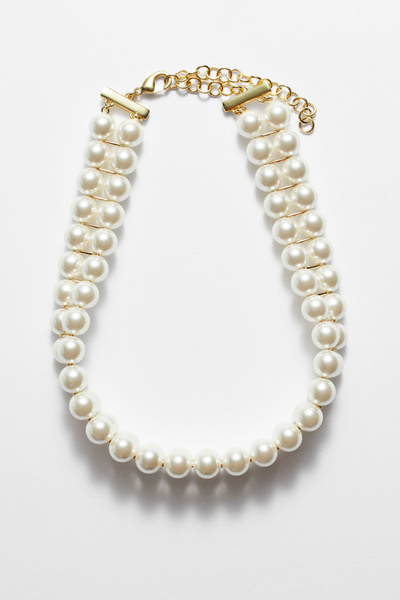 Two-Row Pearl Choker