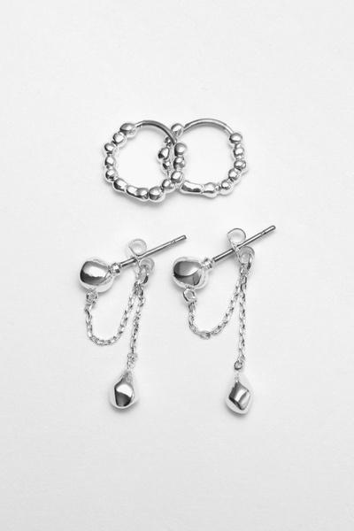 Chain Earrings Set