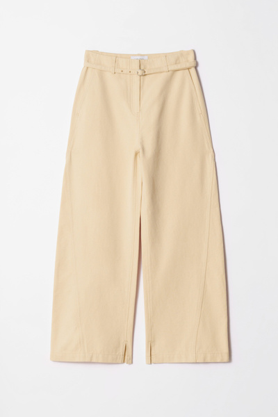 Buckle-Belt Trousers