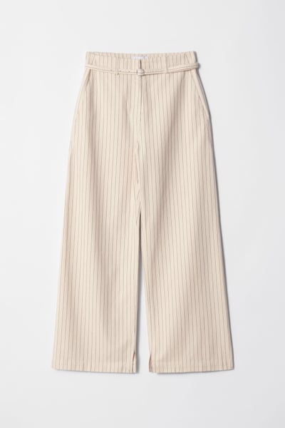 Buckle-Belt Trousers