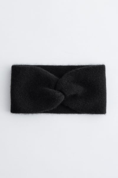 Twist-Front Cashmere Headband