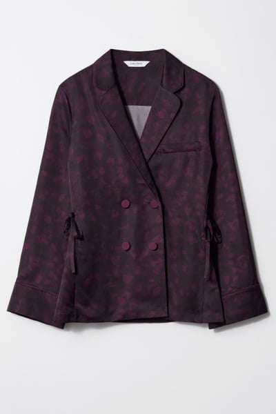 Double-Breasted Shirt Blazer