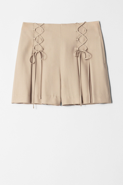 Lace-Up Shorts