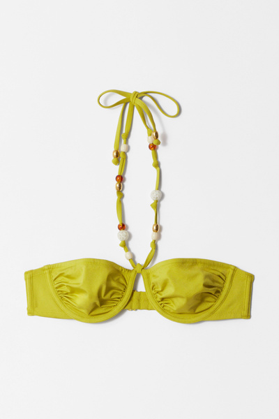 Beaded Balconette Bikini Top