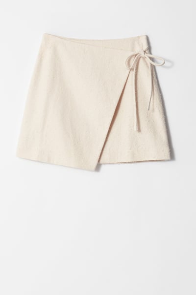 Wrap Mini Skirt