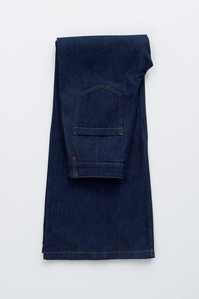 Bootcut Wrap-Seam Jeans