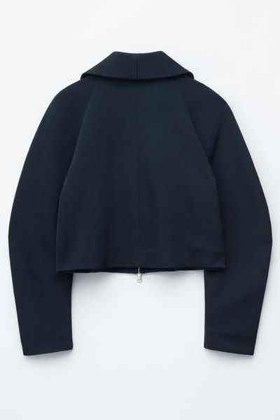 Sculptural-Sleeve Jacket