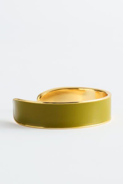 Two-Tone Cuff Bracelet