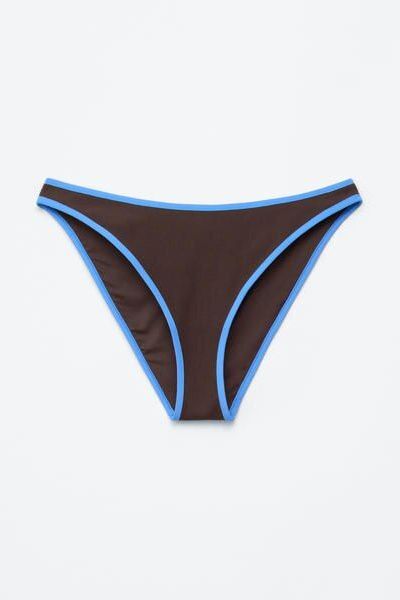 Contrast-Trim Bikini Briefs