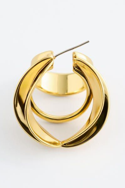 Sculptural Hoop Earrings
