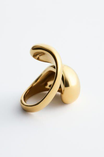 Two-Twist Sculptural Ring