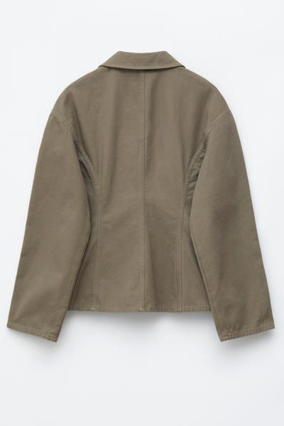 Tapered Cotton Jacket