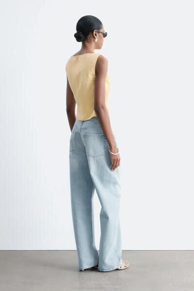 Textured Boatneck Top