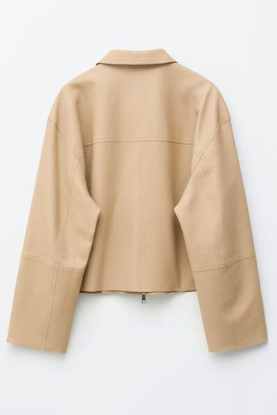 Relaxed Leather Jacket