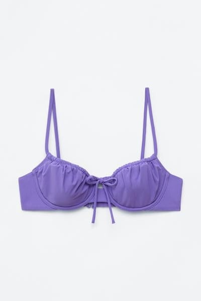 Bow-Detail Underwire Bikini Top