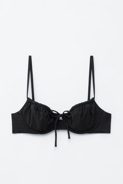 Bow-Detail Underwire Bikini Top