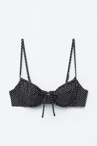 Bow-Detail Underwire Bikini Top
