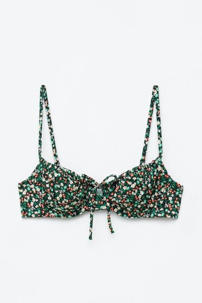 Bow-Detail Underwire Bikini Top