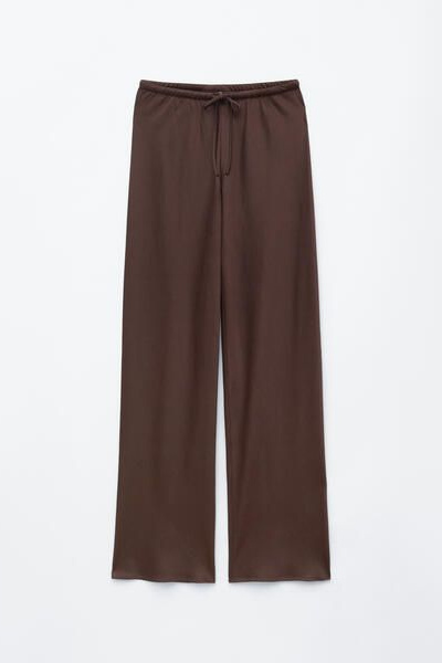 Drawstring Twill Trousers