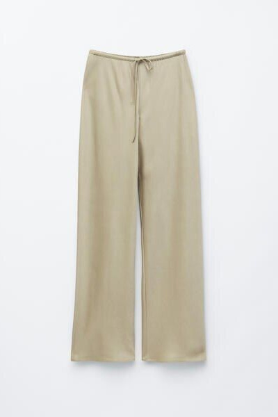 Drawstring Twill Trousers