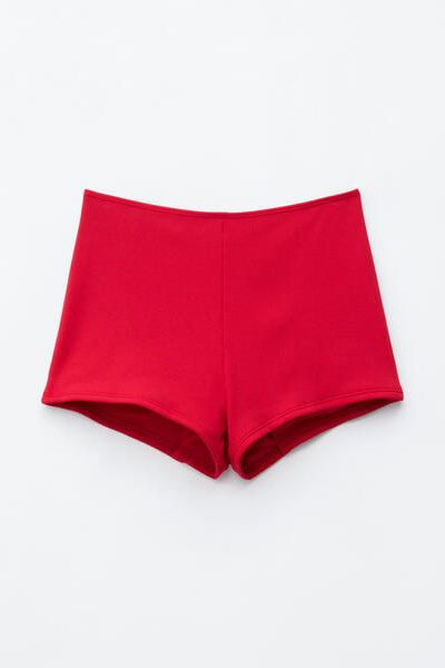 High-Waist Bikini Shorts