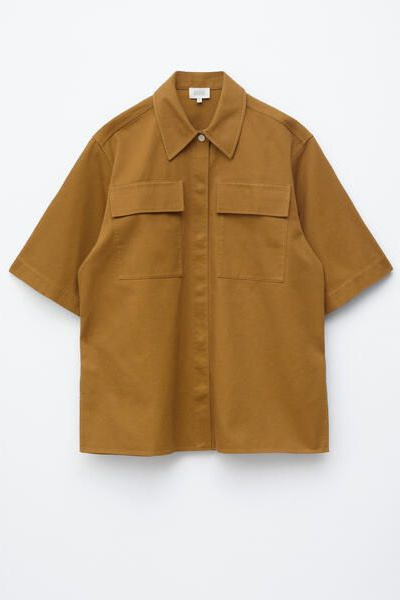 Short-Sleeve Cotton Shirt