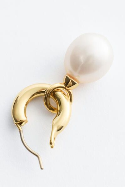 Freshwater Pearl Hoops