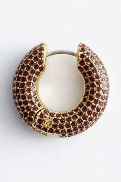 Crystal Hoop Earrings