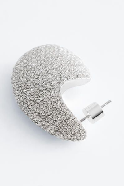 Crystal Dome Drop Earrings